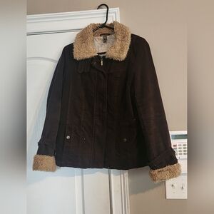 Women Large Lee Brown Jacket